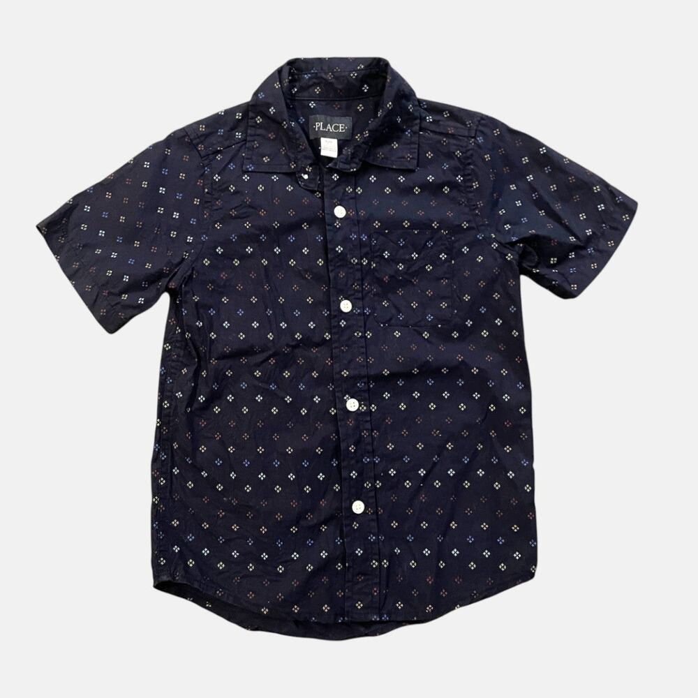 Children Place Boys Button Down Shirt Size 5/6